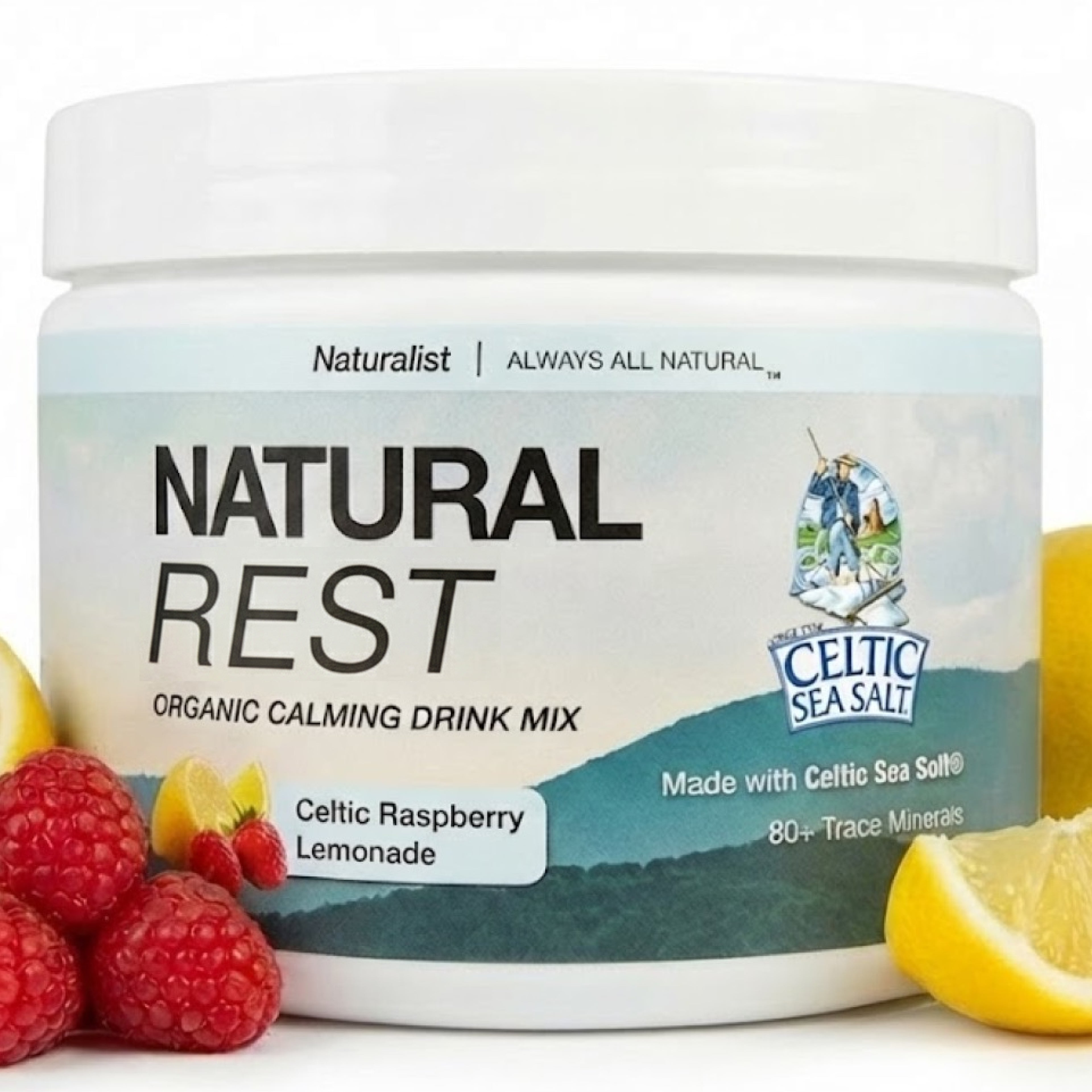 Organic Natural Calm & Sleep Drink Mix with Celtic Sea Salt®