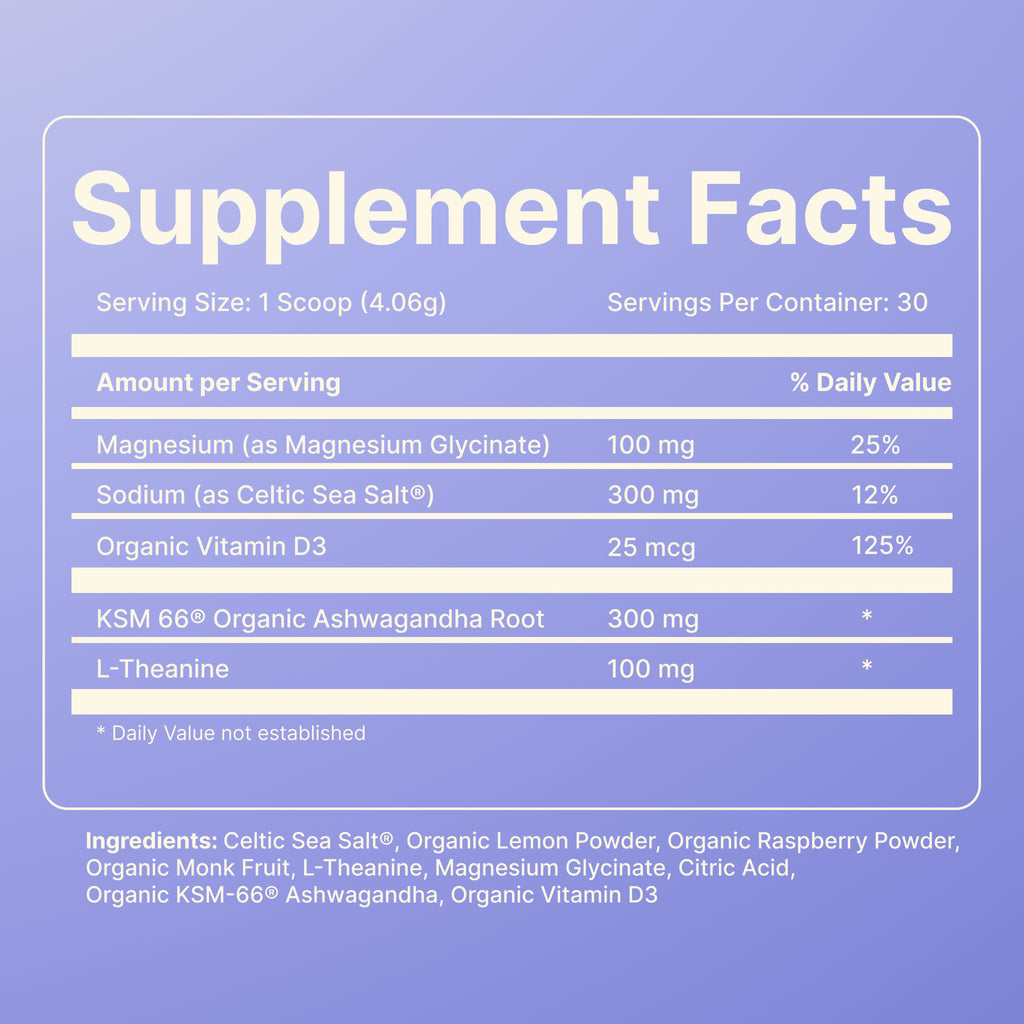 Calmaura Organic Drink Mix with Celtic Sea Salt®