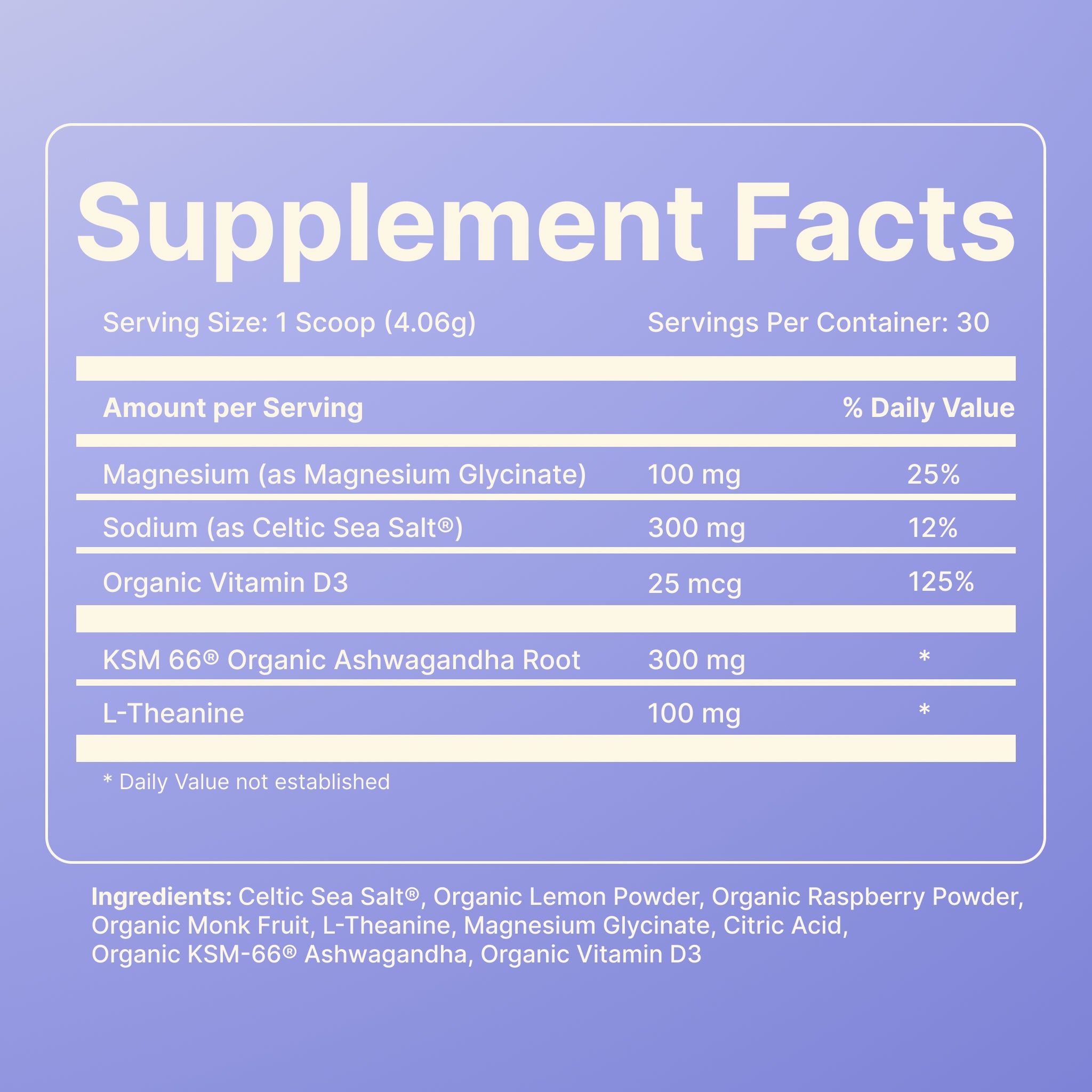 Calmaura Organic Drink Mix with Celtic Sea Salt®