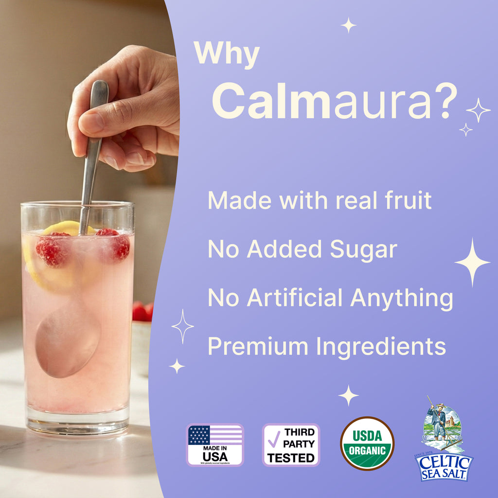 Calmaura Organic Drink Mix with Celtic Sea Salt®